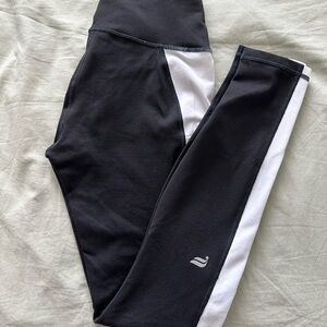 Fabletics Powerhold Black and White Leggings